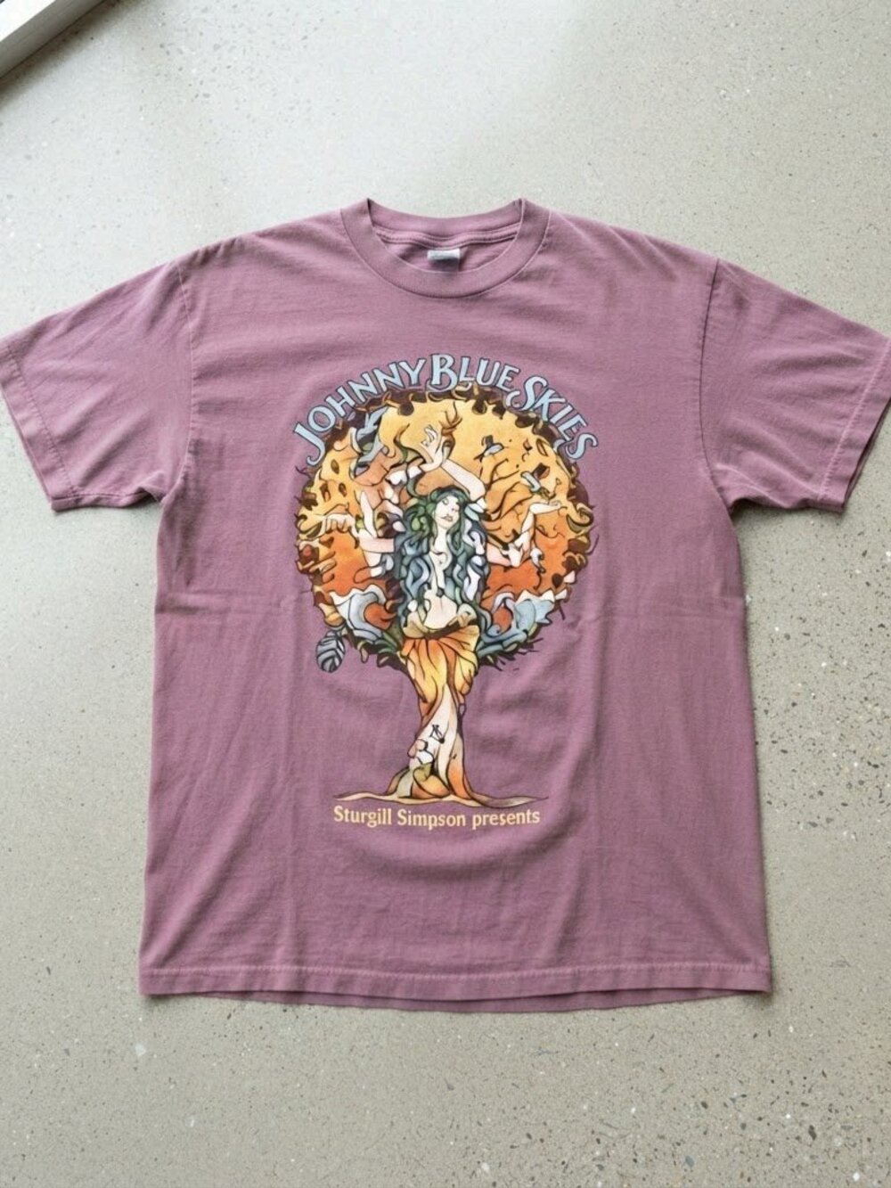 Johnny Blue Skies Dark Clouds Tour 2026 Purple T-Shirt S-4XL